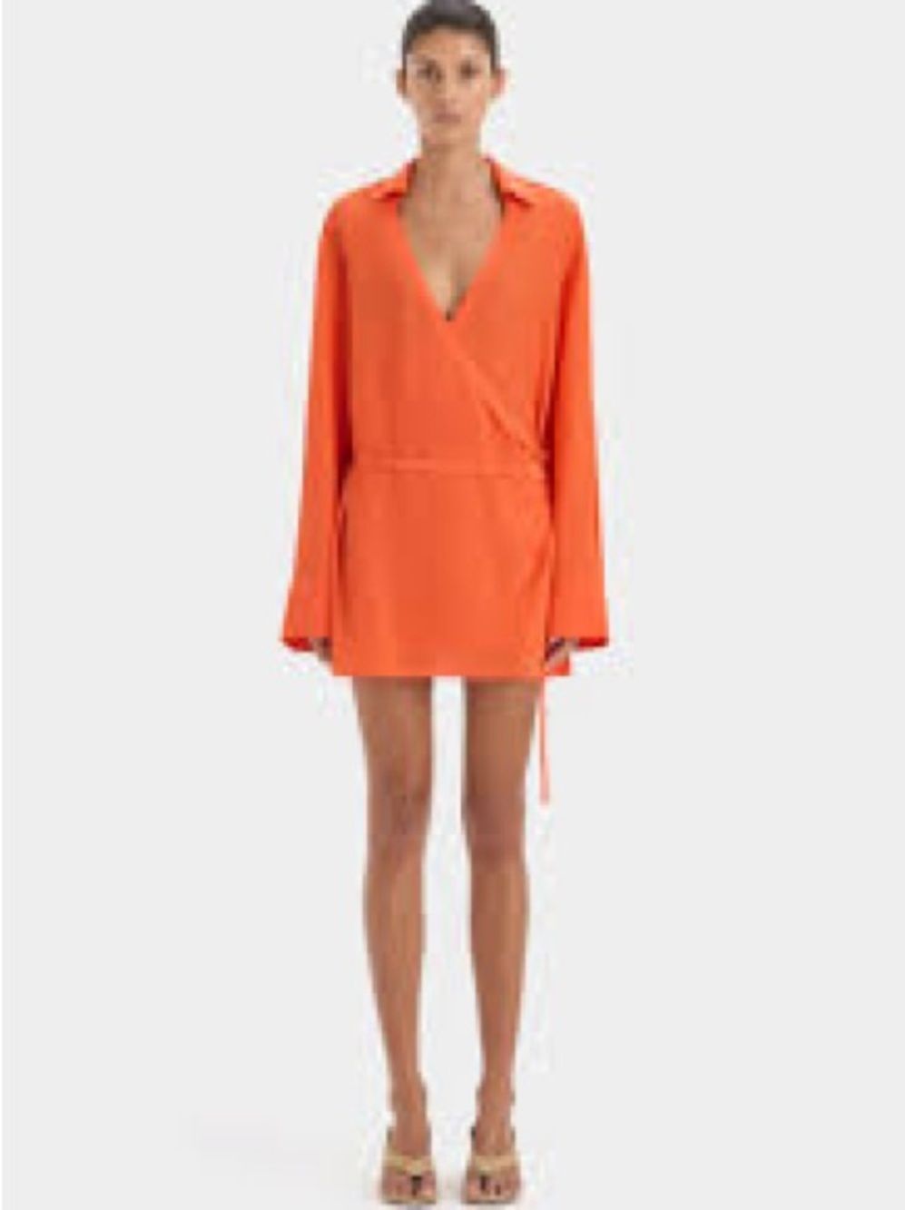 Sir Fresca Mini Dress In Burnt Red (Orange) Size 3/ L Msrp: $480